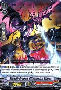 Stealth Dragon, Hitsumetsu Blazer - V-BT04: Vilest! Deletor - Cardfight Vanguard card