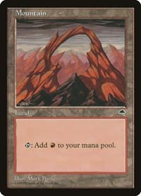 Mountain (Joined) - Tempest - Magic: The Gathering card