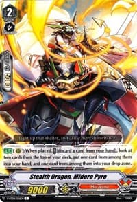 Stealth Dragon, Midoro Pyro - V-BT04: Vilest! Deletor - Cardfight Vanguard card