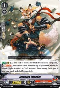 Jamming Impeder - V-BT04: Vilest! Deletor - Cardfight Vanguard card