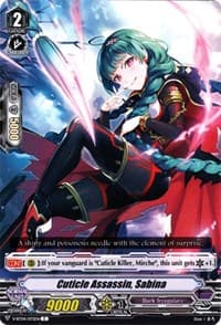 Cuticle Assassin, Sabina - V-BT04: Vilest! Deletor - Cardfight Vanguard card