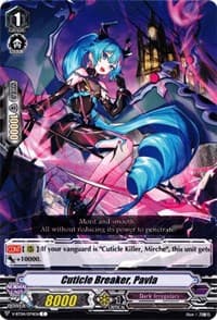 Cuticle Breaker, Pavla - V-BT04: Vilest! Deletor - Cardfight Vanguard card