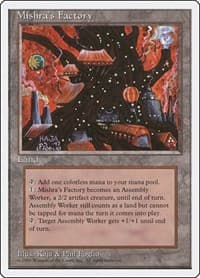 Mishra's Factory - Fourth Edition - Magic: The Gathering card