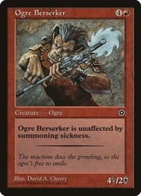 Ogre Berserker - Portal Second Age - Magic: The Gathering card
