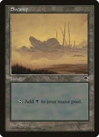 Swamp (Boulder) - Tempest - Magic: The Gathering card