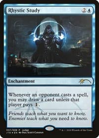 Rhystic Study - Judge Promos - Magic: The Gathering card
