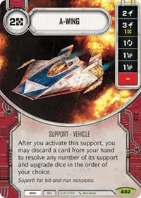 A-Wing - Convergence - Star Wars: Destiny card