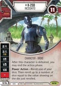 K-2SO - Incognito - Convergence - Star Wars: Destiny card