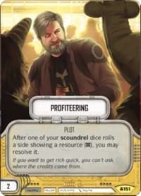 Profiteering - Convergence - Star Wars: Destiny card