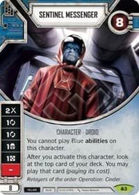 Sentinel Messenger - Convergence - Star Wars: Destiny card
