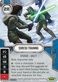 Soresu Training (Card Only) - Convergence - Star Wars: Destiny card