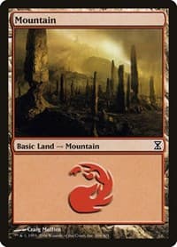 Mountain (296) - Time Spiral - Magic: The Gathering card
