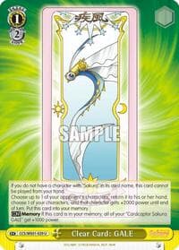 Clear Card: GALE - Cardcaptor Sakura: Clear Card - Weiss Schwarz card