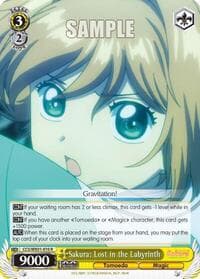 Sakura: Lost in the Labyrinth - Cardcaptor Sakura: Clear Card - Weiss Schwarz card