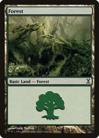 Forest (300) - Time Spiral - Magic: The Gathering card
