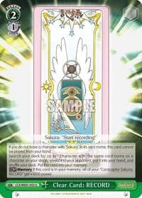 Clear Card: RECORD - Cardcaptor Sakura: Clear Card - Weiss Schwarz card