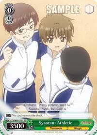 Syaoran: Athletic - Cardcaptor Sakura: Clear Card - Weiss Schwarz card