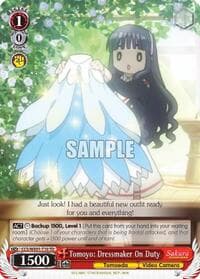 Tomoyo: Dressmaker On Duty - Cardcaptor Sakura: Clear Card - Weiss Schwarz card
