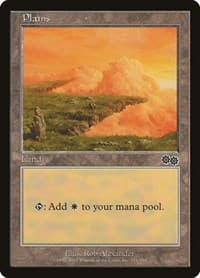 Plains (331) - Urza's Saga - Magic: The Gathering card