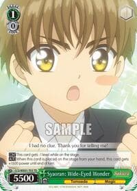 Syaoran: Wide-Eyed Wonder - Cardcaptor Sakura: Clear Card - Weiss Schwarz card