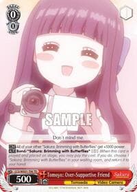 Tomoyo: Over-Supportive Friend - Cardcaptor Sakura: Clear Card - Weiss Schwarz card