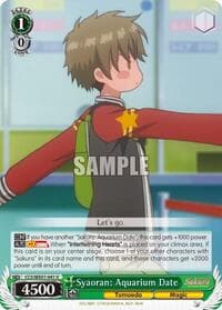 Syaoran: Aquarium Date - Cardcaptor Sakura: Clear Card - Weiss Schwarz card