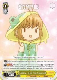 Sakura: Got You Covered - Cardcaptor Sakura: Clear Card - Weiss Schwarz card