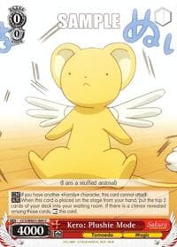 Kero: Plushie Mode - Cardcaptor Sakura: Clear Card - Weiss Schwarz card