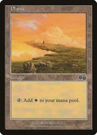 Plains (333) - Urza's Saga - Magic: The Gathering card
