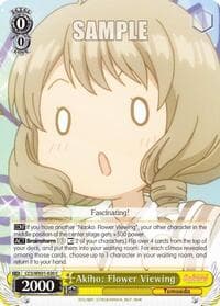 Akiho: Flower Viewing - Cardcaptor Sakura: Clear Card - Weiss Schwarz card