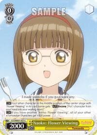 Naoko: Flower Viewing - Cardcaptor Sakura: Clear Card - Weiss Schwarz card
