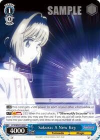 Sakura: A New Key - Cardcaptor Sakura: Clear Card - Weiss Schwarz card