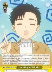 Speaking of Which... - Cardcaptor Sakura: Clear Card - Weiss Schwarz card