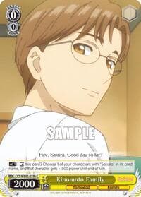 Kinomoto Family (B) - Cardcaptor Sakura: Clear Card - Weiss Schwarz card