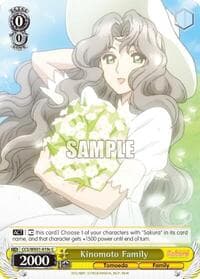 Kinomoto Family (C) - Cardcaptor Sakura: Clear Card - Weiss Schwarz card