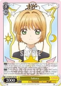 Sakura - Cardcaptor Sakura: Clear Card - Weiss Schwarz card