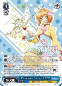 Cardcaptor Sakura: SIEGE (SP) - Cardcaptor Sakura: Clear Card - Weiss Schwarz card
