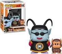 Dragon Ball Super: King Kai & Bubbles - Pop! Vinyl - Funko card