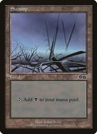 Swamp (339) - Urza's Saga - Magic: The Gathering card