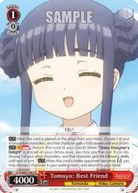 Tomoyo: Best Friend - Cardcaptor Sakura: Clear Card - Weiss Schwarz card