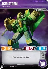 Acid Storm - Toxic Terror - Rise of the Combiners - Transformers TCG card