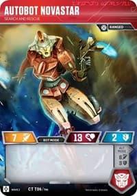 Autobot Novastar - Search and Rescue - Rise of the Combiners - Transformers TCG card