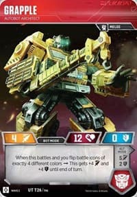 Grapple - Autobot Architect - Rise of the Combiners - Transformers TCG card