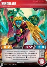 Windblade - Combiner Hunter - Rise of the Combiners - Transformers TCG card
