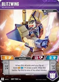Blitzwing - Relentless Foe - Rise of the Combiners - Transformers TCG card