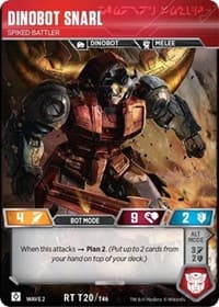 Dinobot Snarl - Spiked Battler - Rise of the Combiners - Transformers TCG card
