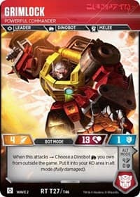 Grimlock - Powerful Commander - Rise of the Combiners - Transformers TCG card