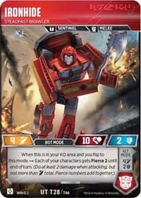 Ironhide - Steadfast Brawler - Rise of the Combiners - Transformers TCG card