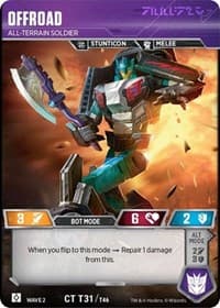 Offroad - All-Terrain Soldier - Rise of the Combiners - Transformers TCG card