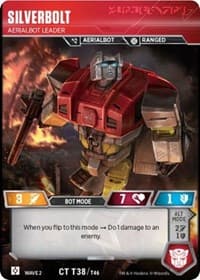 Silverbolt - Aerialbot Leader - Rise of the Combiners - Transformers TCG card